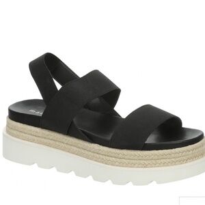 Madden Girl Black Platform Sandals